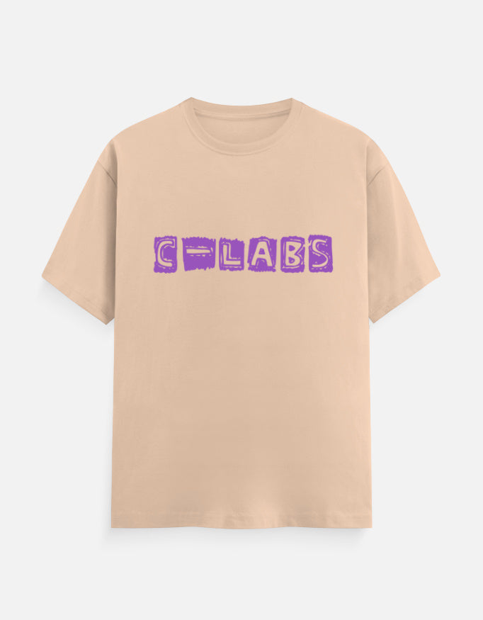 C-Labs C-LABS Block Classic Crew T-Shirt Peach Front_1_c_48_23e01e09-1ca8-49a7-b74e-55c99cbccdc2