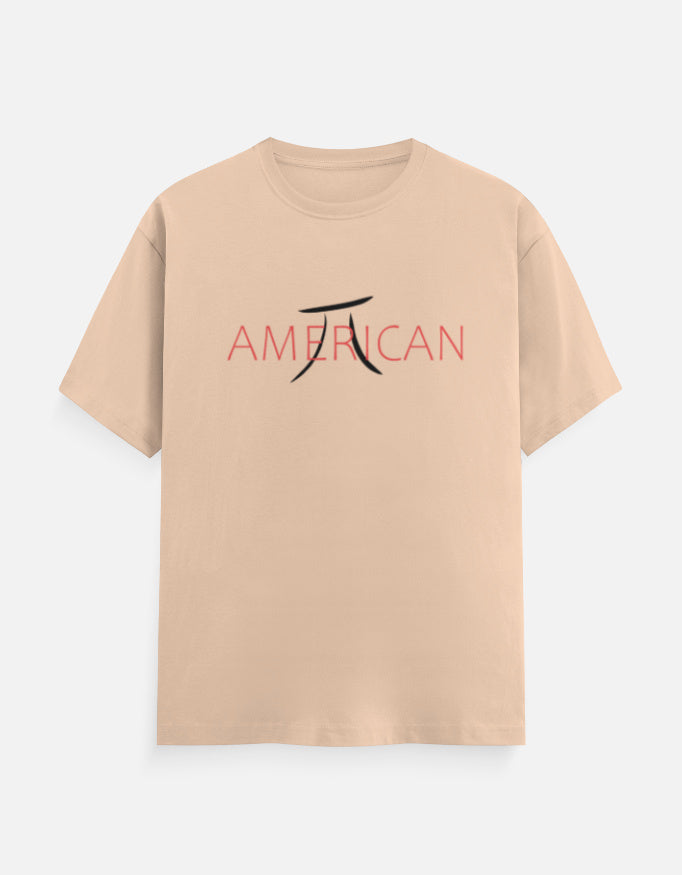 C-Labs AMERICAN PI Classic Crew T-Shirt Peach Front_1_c_48_2a4d3b57-2835-49ff-8a97-3c5a334cfd46