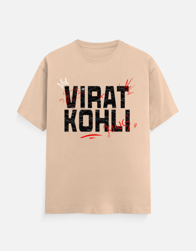 C-Labs King Virat Kohli Classic Crew T-Shirt Peach Front_1_c_48_3195d4ce-3803-49f1-b2e2-88874aaed2b8