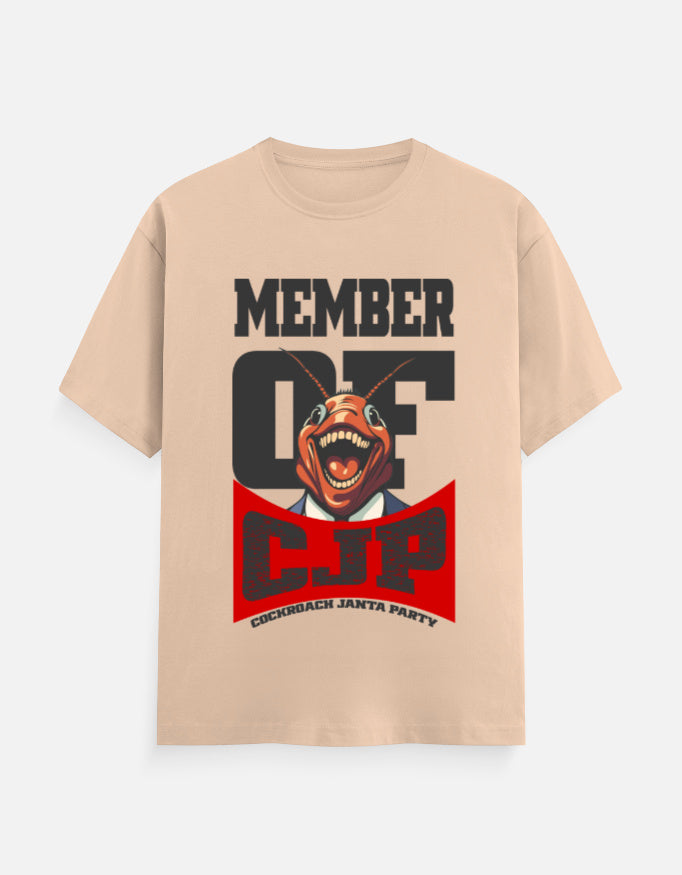 C-Labs Member of Cockroach Janatha Party Classic Crew T-Shirt Peach Front_1_c_48_3af26575-a68c-420e-961e-dc0e87eea33f