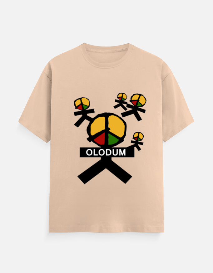 C-Labs Michael Jackson – Olodum Classic Crew T-Shirt Peach Front_1_c_48_56c0c60e-373b-4775-8b3d-dcced6e6f8ff