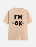 C-Labs I'M BROKEN Classic Crew T-Shirt Peach Front_1_c_48_57dbec84-5a48-4d9e-9423-89cb8b01168c
