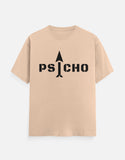 C-Labs PSYCHO Classic Crew T-Shirt Peach Front_1_c_48_66e46bfe-541e-412d-8751-157b16e46710