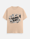 C-Labs Game Day CSK Theme Classic Crew T-Shirt Peach Front_1_c_48_6920d6cd-138d-4023-a565-7edc64f0191f