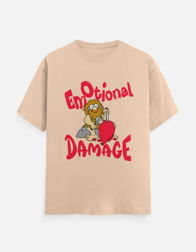 C-Labs Emotional Damage Classic Crew T-Shirt Peach Front_1_c_48_7b95feed-d045-4ed1-9841-8eefb4f1eb56