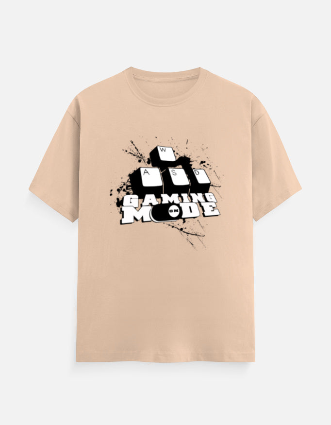 C-Labs Gaming Mode On Classic Crew T-Shirt Peach Front_1_c_48_806384c4-6778-40b7-ad36-8d029dadc0f8