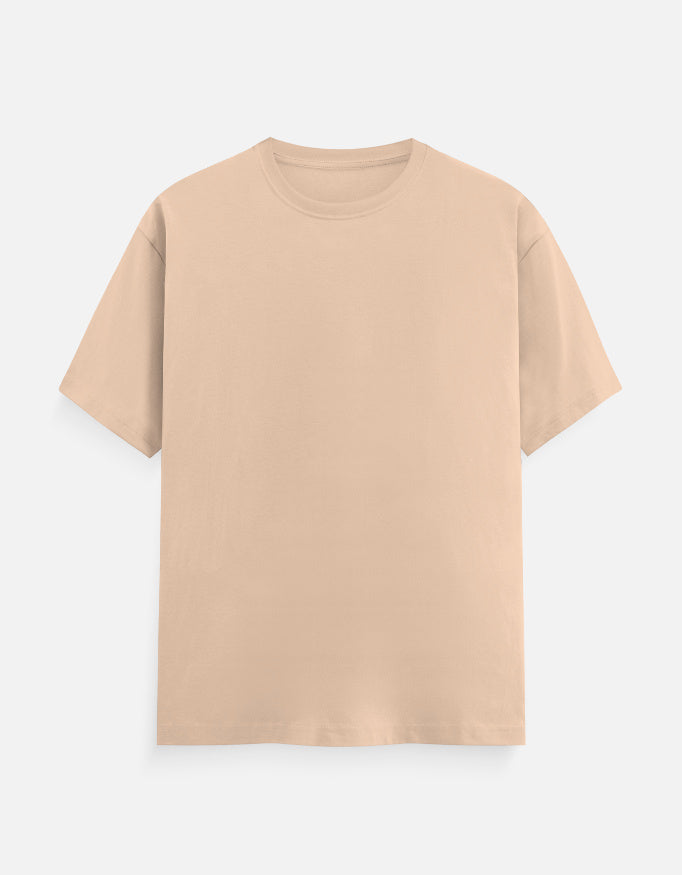 C-Labs C-Standard: Classic T-Shirt (Light 2) Classic Crew T-Shirt Peach Front_1_c_48_a5998836-613c-4192-9801-4330d8bb5009