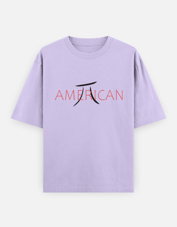 C-Labs AMERICAN PI Oversized Classic T-Shirt Lavender Front_1_c_49_0314fa21-715b-44a0-a34b-bd5fd2841d09