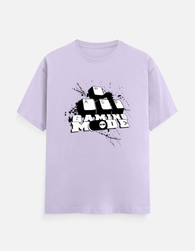 C-Labs Gaming Mode On Classic Crew T-Shirt Lavender Front_1_c_49_099baff7-c314-4330-809f-9711639fe38d