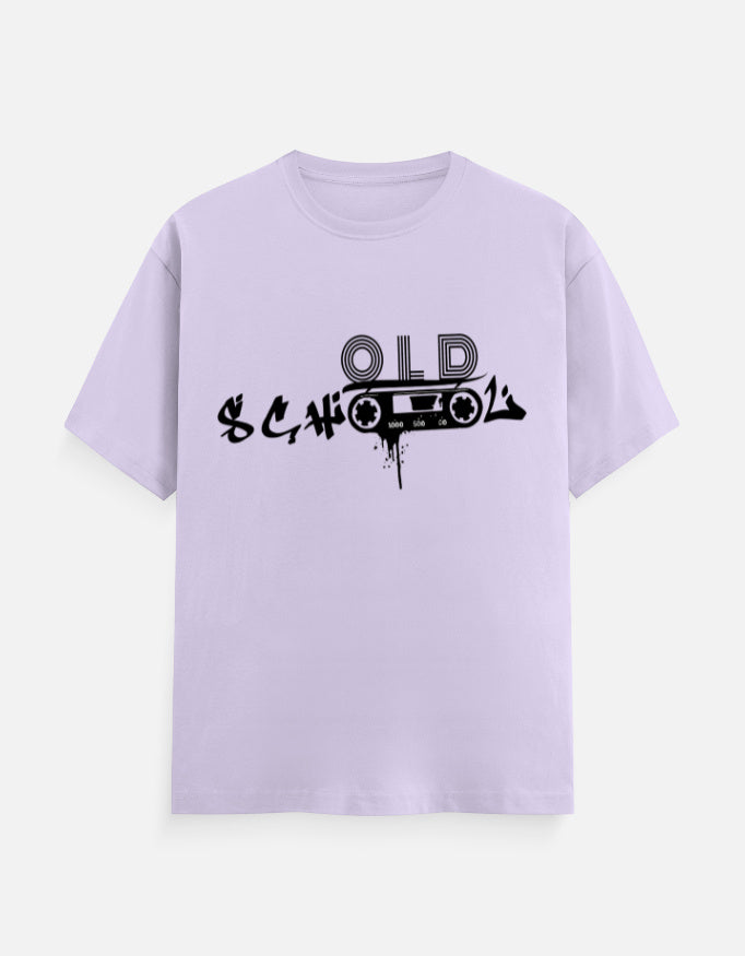 C-Labs Old School Music Classic Crew T-Shirt Lavender Front_1_c_49_09ecf975-7ac4-4dbd-8665-bb2de0d2d3c3