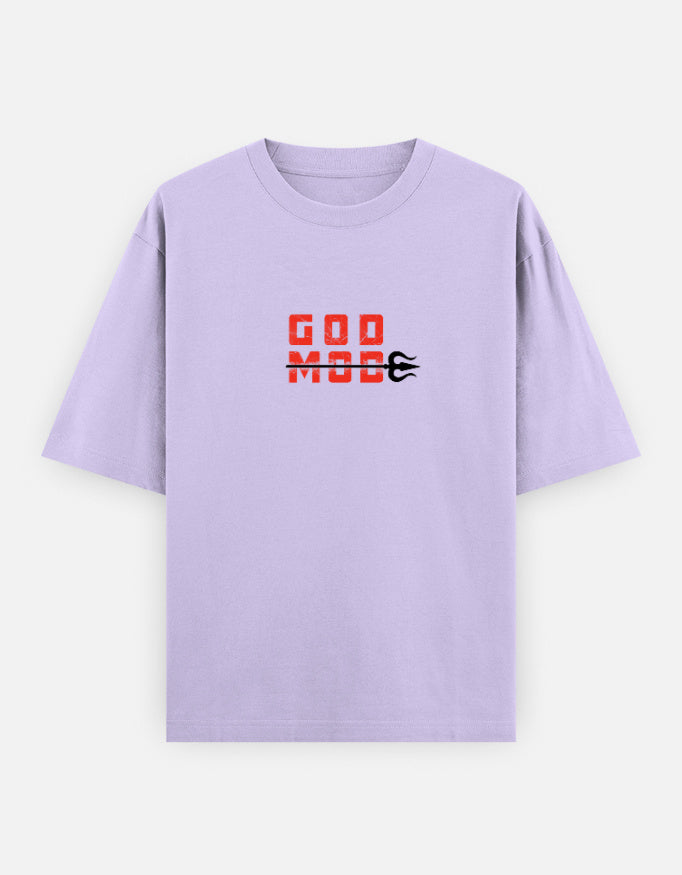 C-Labs Karuppu God Mode Oversized Classic T-Shirt Lavender Front_1_c_49_0a93184b-4d56-4436-95fb-fce2fb0cbef6