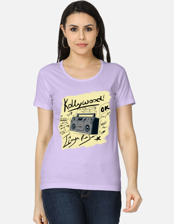 C-Labs Kollywood Music Women's Classic T-Shirt Lavender Front_1_c_49_15c2c2ce-6d8c-4ce0-a245-e8422649120d