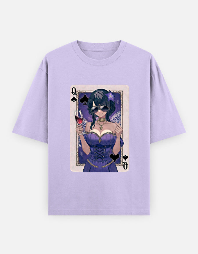 C-Labs Queen Spade Oversized Classic T-Shirt Lavender Front_1_c_49_2f6fd1b2-e7fa-42aa-8dad-e1e3ebe52091