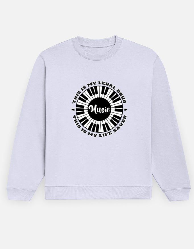 C-Labs Music Is My Drug Sweatshirt Lavender Front_1_c_49_354cd584-421d-4d84-bd30-911d32c3a571