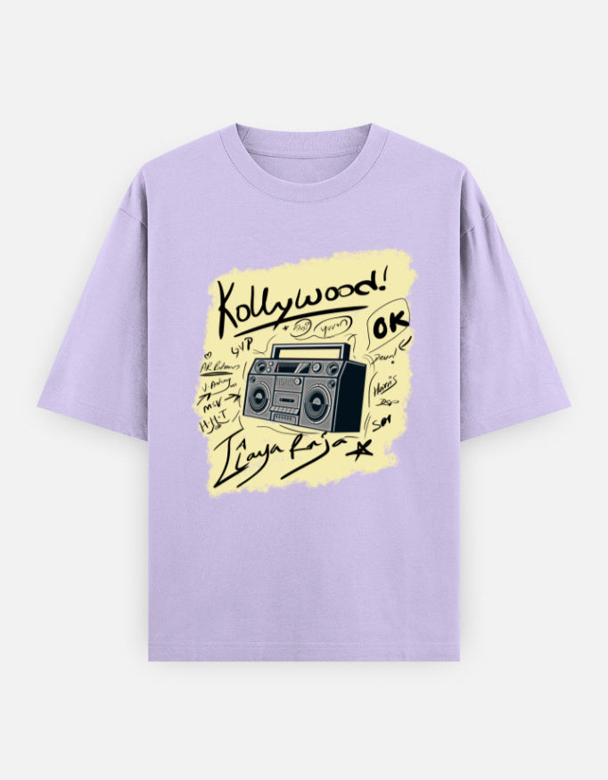 C-Labs Kollywood Music Oversized Classic T-Shirt Lavender Front_1_c_49_377f34a0-6d79-4539-857c-0e6af3253204