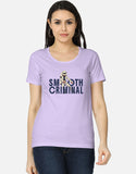 C-Labs Smooth Criminal Women's Classic T-Shirt Lavender Front_1_c_49_3eac2707-33fd-4879-b323-8a8df46189e6
