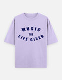 C-Labs Music The Life Giver Oversized Classic T-Shirt Lavender Front_1_c_49_53057b9d-909b-43d3-80c5-32a4c6c3a175