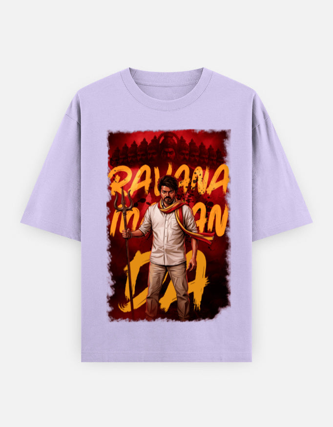 C-Labs Ravana Mavan Da Oversized Classic T-Shirt Lavender Front_1_c_49_606b3ab1-2483-439d-bdd2-9a56a932ef75