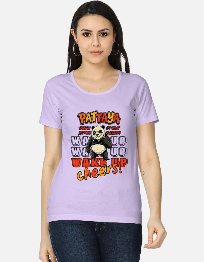 C-Labs Pattaya Wake Up Women's Classic T-Shirt Lavender Front_1_c_49_64a89989-76c4-4dbf-be09-91a32d6a2616