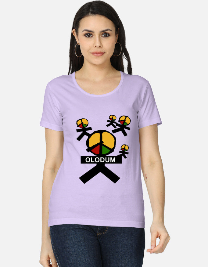 C-Labs Michael Jackson – Olodum Women's Classic T-Shirt Lavender Front_1_c_49_765364bc-692f-4fcc-89d0-966c5a4189b1