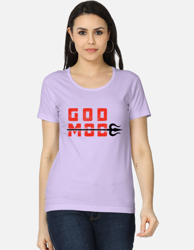C-Labs Karuppu. God Mode. Women's Classic T-Shirt Lavender Front_1_c_49_7c801fd2-f107-4f31-ab6e-cc7de6e3342f