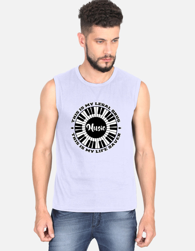 C-Labs Music Is My Drug Sleeveless T-Shirt Lavender Front_1_c_49_940aed12-c85b-4220-b7ab-5003e476f8f1