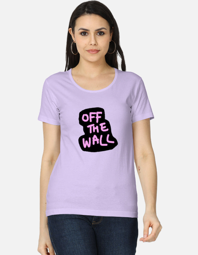 C-Labs Off The Wall Women's Classic T-Shirt Lavender Front_1_c_49_969805bf-ddff-40d5-890a-9131491826cc