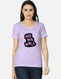 C-Labs Off The Wall Women's Classic T-Shirt Lavender Front_1_c_49_969805bf-ddff-40d5-890a-9131491826cc