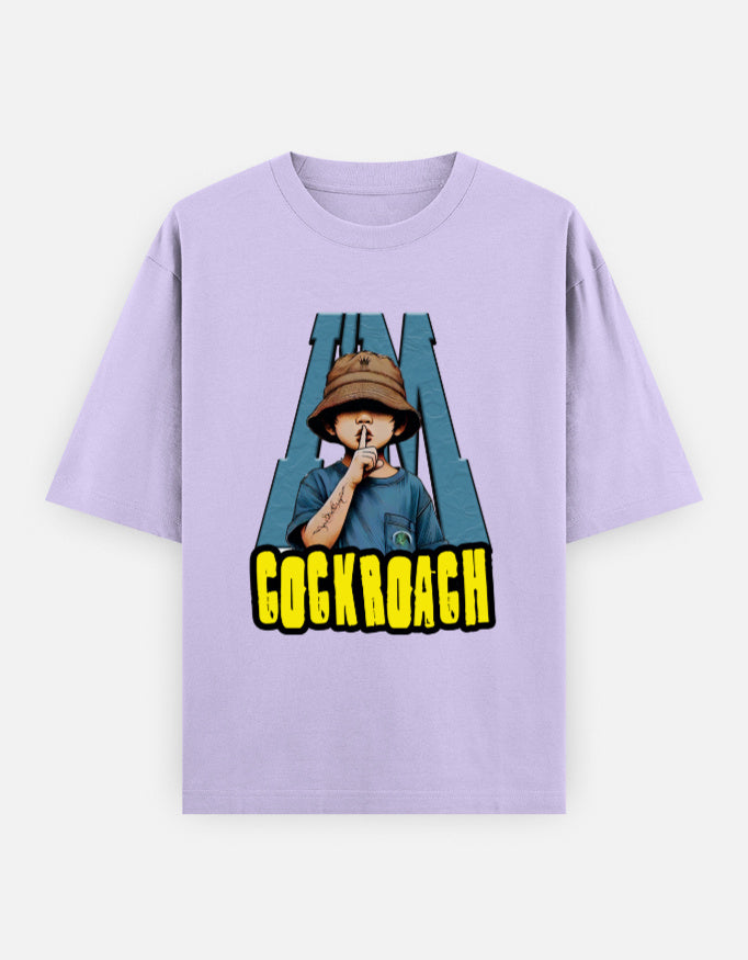 C-Labs I'm Cockroach Oversized Classic T-Shirt Lavender Front_1_c_49_a3e08c39-c56e-433b-b106-b3dc2c29cca0