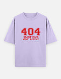 C-Labs 404 Emotions not found Oversized Classic T-Shirt Lavender Front_1_c_49_b5849ee1-6d73-4fe5-a4df-f0cc900204c8
