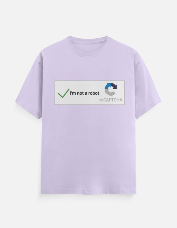 C-Labs I'm Not a Robot Classic Crew T-Shirt Lavender Front_1_c_49_c2e522e3-5aad-4d69-a1b9-033c7d163a80