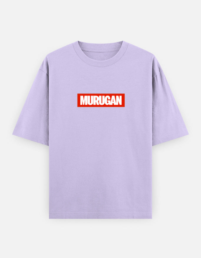 C-Labs Om Murugan Oversized Classic T-Shirt Lavender Front_1_c_49_c45b5832-cae7-4c6b-b4da-5c0f6c9958af