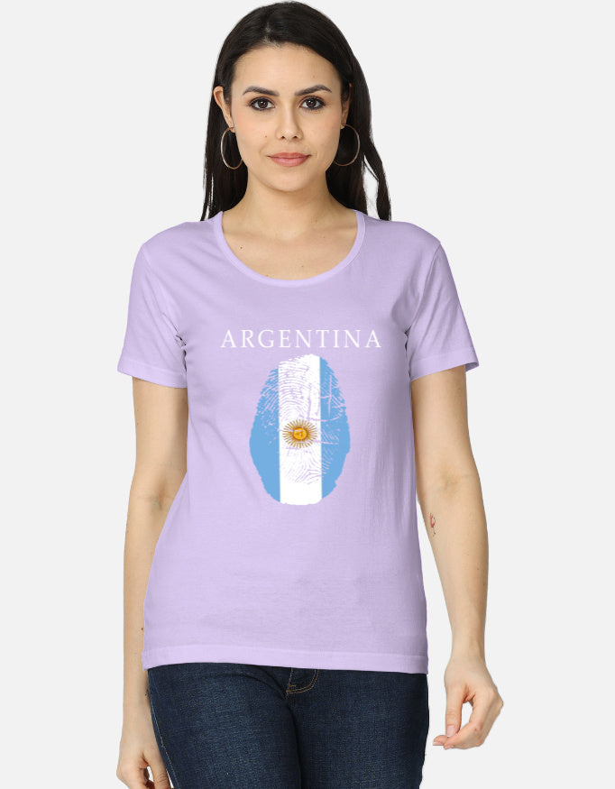 C-Labs Argentina Women's Classic T-Shirt Lavender Front_1_c_49_c9055337-1d48-48a2-926d-db2585116a84