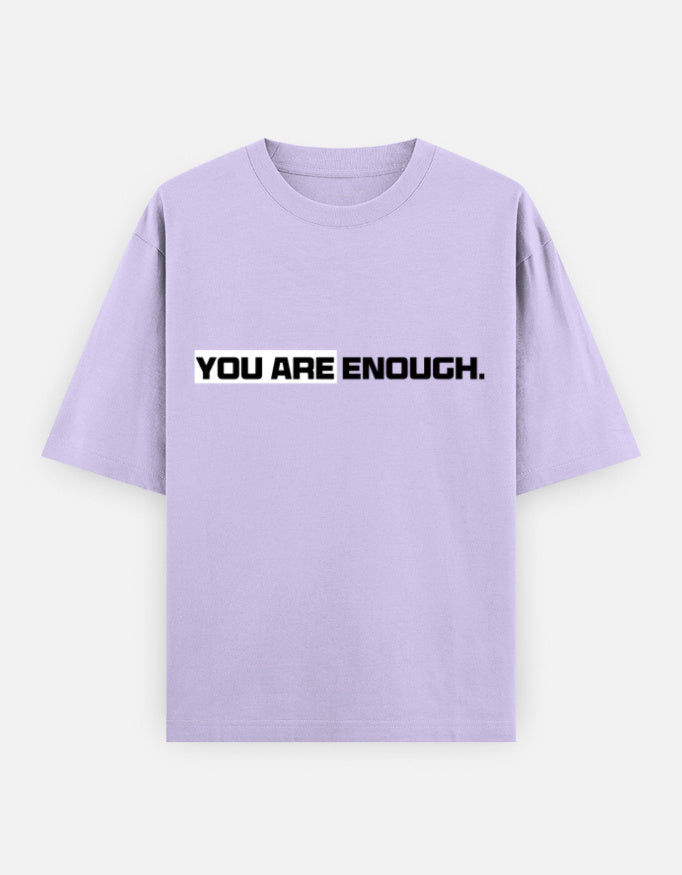 C-Labs You Are Enough Oversized Classic T-Shirt Lavender Front_1_c_49_cdd99bdf-041c-491b-a899-2b2eac7836b4