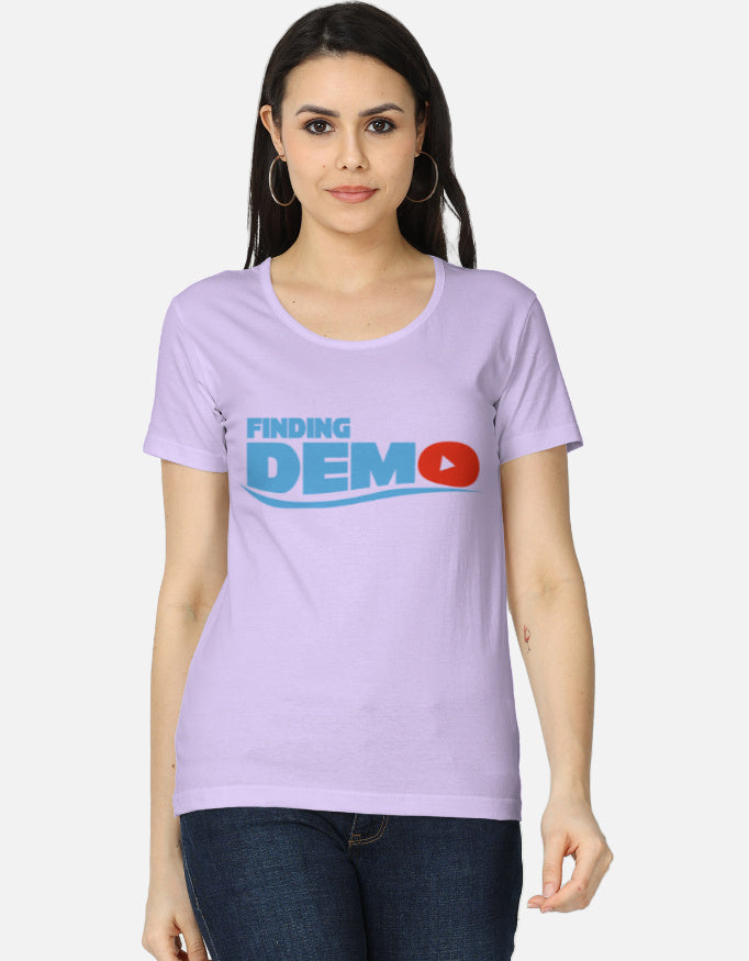 C-Labs Finding Demo Women's Classic T-Shirt Lavender Front_1_c_49_d4ae9ba7-64cf-486d-b2ea-c5b273e6fdea