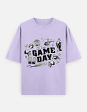 C-Labs Game Day CSK theme Oversized Classic T-Shirt Lavender Front_1_c_49_d9316053-f13c-4630-a344-a2a2e3fb1899