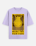 C-Labs Music Makes the Pain Fade Oversized Classic T-Shirt Lavender Front_1_c_49_df0f2a9b-602a-4e7d-8264-11c2bf165f84