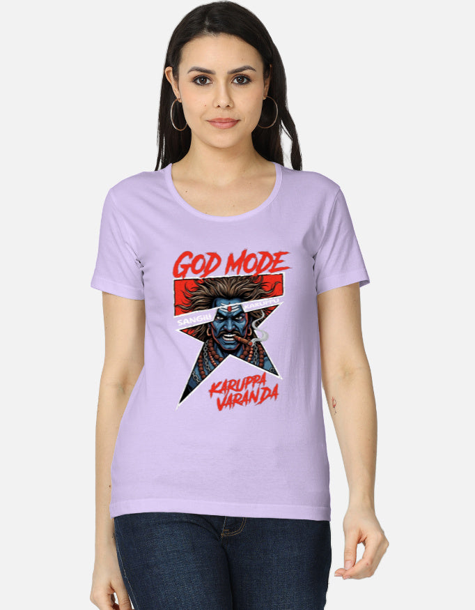 C-Labs Karuppu God Mode Women's Classic T-Shirt Lavender Front_1_c_49_ee60ea3c-22c0-4058-8694-eaf799ab6a30