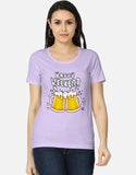 C-Labs Happy Weekend Women's Classic T-Shirt Lavender Front_1_c_49_f72d9e88-3c6c-45b7-aa30-3809c5eee7cc