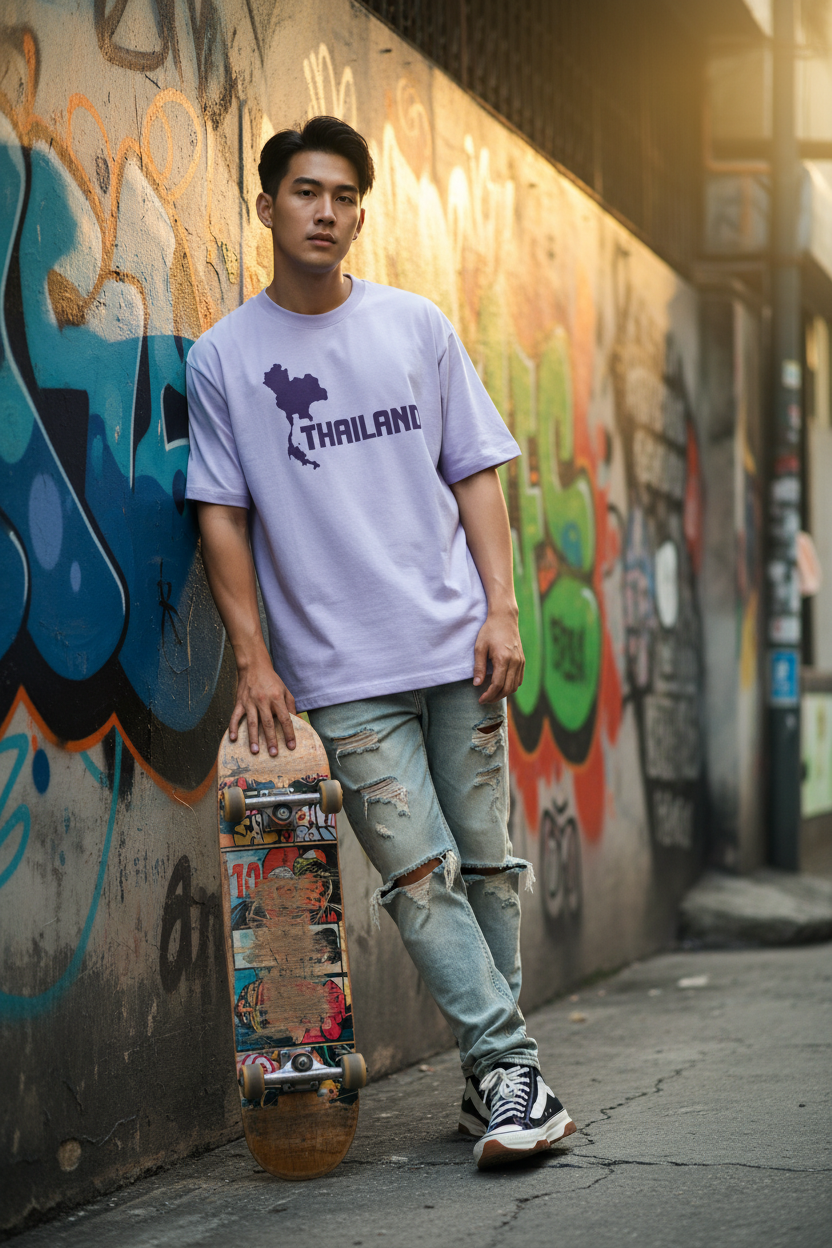 C-Labs Thailand Land of Smiles Oversized Classic T-Shirt Front_1_c_49_f9960705-391c-442b-b8a4-ac121d88042e