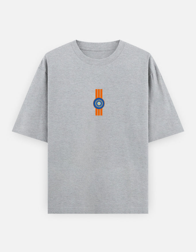 C-Labs I Bleed Blue Oversized Classic T-Shirt Grey Melange Front_1_c_4_0dec52af-b535-46f3-b079-ec5e1729e6f8