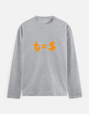 C-Labs Time Is Money Full Sleeve T-Shirt Grey Melange Front_1_c_4_14673dcb-ffa3-4240-ad0b-9a30b5592164