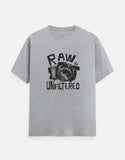 C-Labs Raw and Unfiltered Classic Crew T-Shirt Grey Melange Front_1_c_4_15c9ff59-6451-425b-87cc-3e9954946d65