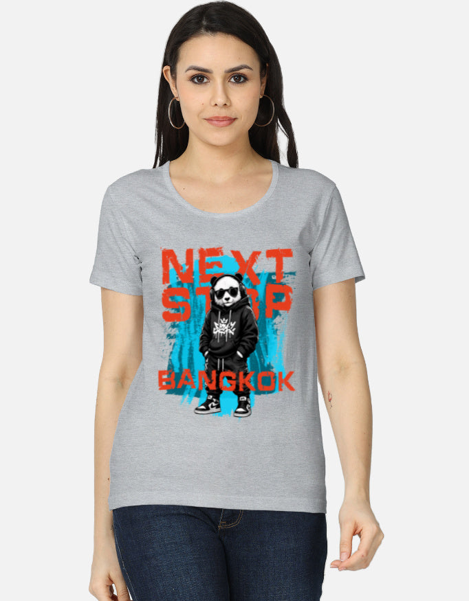 C-Labs Next Stop: Bangkok Women's Classic T-Shirt Grey Melange Front_1_c_4_16752626-24f2-46ea-81d3-81f454fc6f02