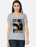 C-Labs I Know I Know Women's Classic T-Shirt Grey Melange Front_1_c_4_19bcc83d-4827-4bc2-891b-4083a6f51ce7
