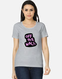 C-Labs Off The Wall Women's Classic T-Shirt Grey Melange Front_1_c_4_2191afe7-858b-482a-a2f5-47c6fda6fb7b