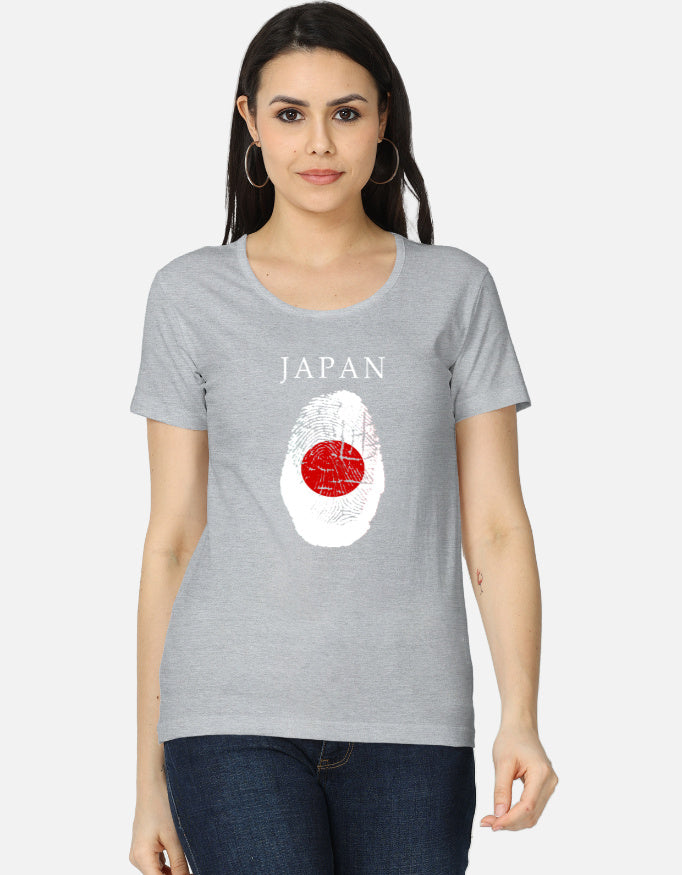 C-Labs Japan Women's Classic T-Shirt Grey Melange Front_1_c_4_22f53614-cfd6-46d4-93a9-67177b320029