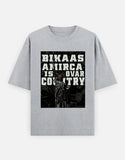 C-Labs Bikaas Amirca Is Ovar Country Oversized Classic T-Shirt Grey Melange Front_1_c_4_23c074e2-9180-4819-b1e7-a3d2a50eb746