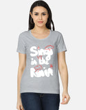 C-Labs Sing In The Rain Women's Classic T-Shirt Grey Melange Front_1_c_4_29609f38-db5c-45f2-8e29-131291b99f83