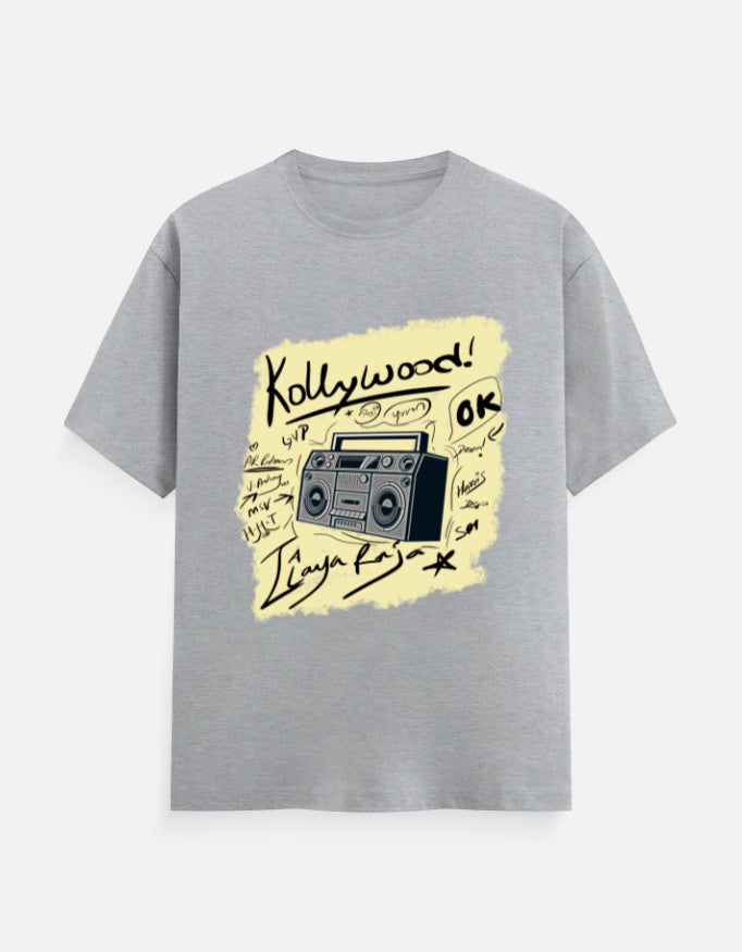 C-Labs Kollywood Music Classic Crew T-Shirt Grey Melange Front_1_c_4_29ed7b81-0add-46b5-aab1-15cf83e789ee